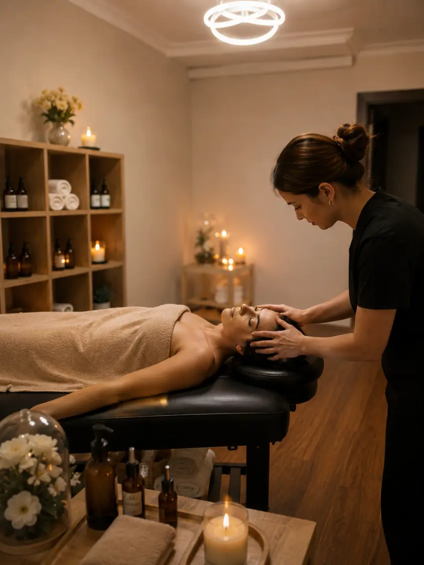 Esenkent masaj — Yoga Era Studio'da kadınlara özel İsveç masajı seansı