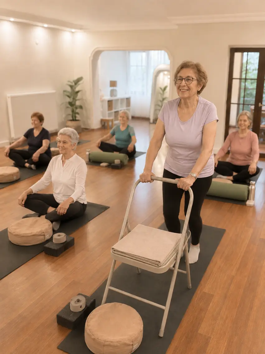 60+ yaş yogası